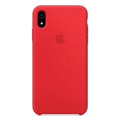Силиконовый чехол для Айфон XR - (Красный)