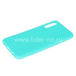 Задняя панель для Samsung Galaxy A50/A30S/A50S Силикон матовый (бирюза)