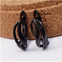 Серьги коллекция Xuping   Black покрытие позолота