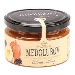 Мёд-суфле Медолюбов фундук с изюмом 250мл