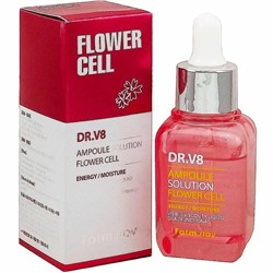 Увлажняющая сыворотка для лица с цветочными экстрактами DR.V8 Ampoule Solution Flower Cell 30мл