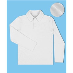 Белая рубашка-поло для мальчика 6630-МОШ20