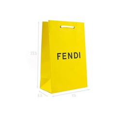 Пакет подарочный Fendi, 23,5х15х8,5 cm (картон)