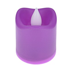 SVZ005-05 Светодиодная свеча, 4х3см, цвет фиолетовый