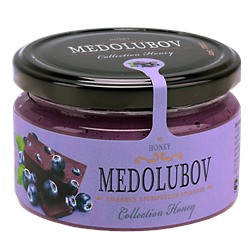 Мёд-суфле Медолюбов черника с шоколадом 250мл