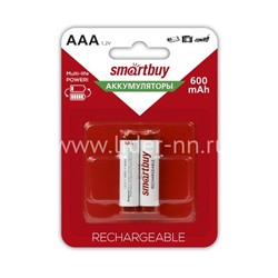 Аккумулятор Smartbuy LR03/2B 600mAh (AAA)