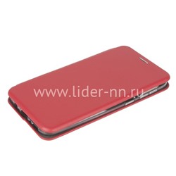 Чехол-книжка для Samsung Galaxy M31 Brauffen (горизонтальный флип) красная (пакет)
