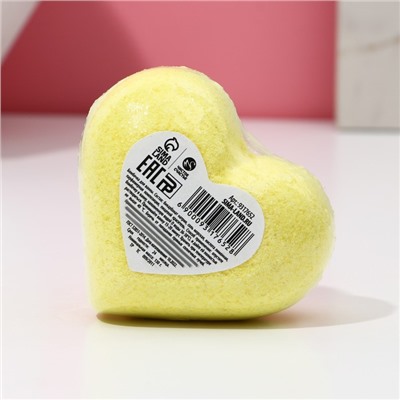 Бомбочка для ванны в форме сердца "Самая милая", 130 г, аромат банан