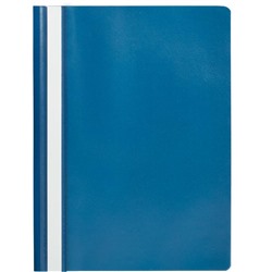 Папка-скоросшиватель пластиковый Attache Economy A4 до 100 листов синий, толщина обложки 0.11 мм