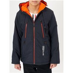 Куртка демисезонная для мальчика темно-серого цвета 1166TC