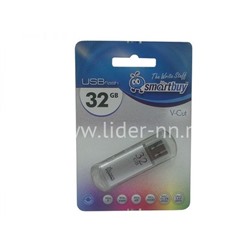 USB Flash 32GB SmartBuy V-Cut серебро