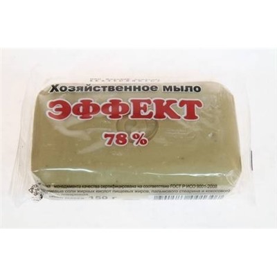 Мыло хоз ЕЖК 78% Эффект 150г в уп (70)