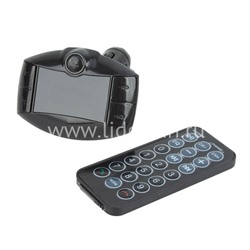 MP3 FM Modulator X16/1 (Bluetooth/Micro SD/2USB/дисплей/пульт) черный