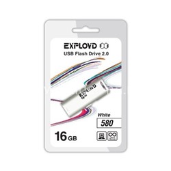 USB Flash 16GB Exployd (580) белый