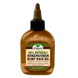 Difeel Натуральное укрепляющее масло для волос с маслом конопли / Strengthen, 75 мл