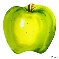 Тарелка 25 см Яблоко зеленое / Акция / AP00081012/3-H165 /уп.8/  Средняя / без упаковки