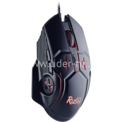 Мышь проводная Smartbuy RUSH Zvezda игровая (черная)