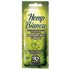 SolBianca Крем для загара в солярии «Hemp Bianca» с маслом семян конопли 15 мл