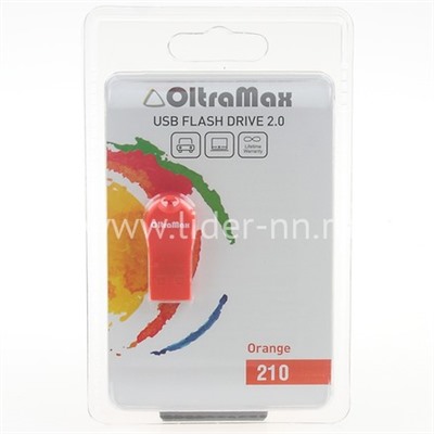 USB Flash 16GB Oltramax (210) оранжевый