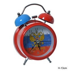Будильник Россия 13 см / 6025-RUS /уп 100/