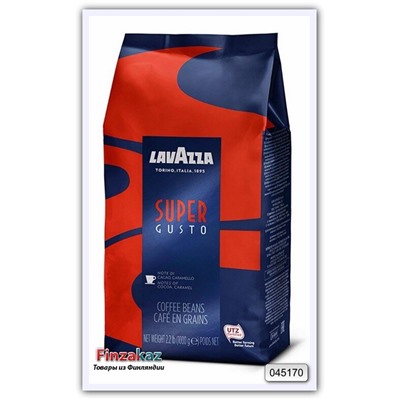 Кофе в зернах Lavazza Super Gusto UTZ, 1 кг