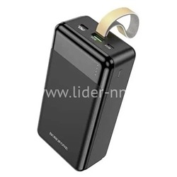 Портативное ЗУ (Power Bank) 30000mAh (BOROFONE BJ19B) PD20W+QC3.0/USB/Micro/Type-C (черный)