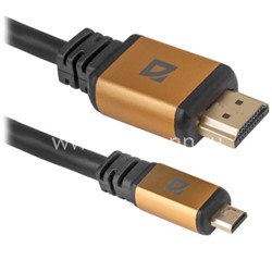 Кабель HDMI to Micro HDMI DEFENDER ver.1.4b M-M 1.8м