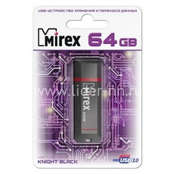 USB Flash 64GB Mirex KNIGHTE BLACK