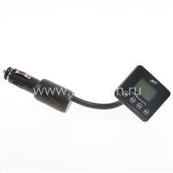 MP3 FM Modulator ((USB/SD/Micro SD/дисплей/пульт/гибкий кронштейн) черный AB-111