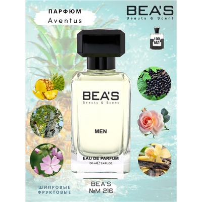 Парфюм Beas 100 ml M 216 Creed Aventus men