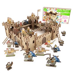 Крепость в комплекте с королевской армией и армией нежити (Коробка, упаковка)