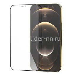 Защитное стекло HOCO на экран для iPhone14/13/13 Pro (без упаковки) черное