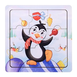 Пазл "Пингвин-жонглер" Артикул: П2407