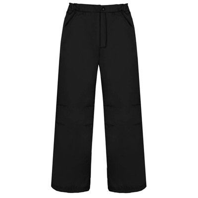 Теплые черные штаны для мальчика 75864-МЗ17