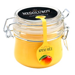 Мёд-суфле Медолюбов с манго (бугель) 250мл