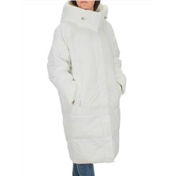 22369 WHITE Пальто зимнее женское (200 гр. холлофайбера)