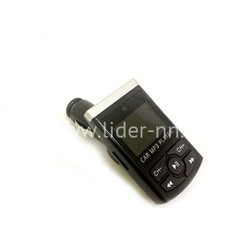 MP3 FM Modulator (USB/Micro SD/дисплей/пульт) черн FM-DHD