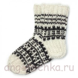 Шерстяные носки ручной работы - 507.19