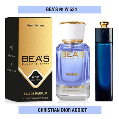 Женские духи   Парфюм Beas Christian Dior "Addict"  for women 50 ml арт. W 534