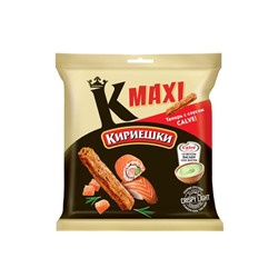 «Кириешки Maxi», сухарики со вкусом  роллов «Сяке маки» и с соусом со вкусом васаби «Calve», 75 г