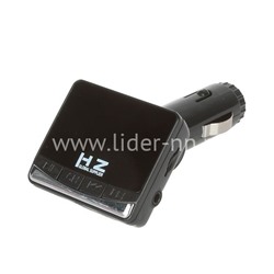 MP3 FM Modulator HZ H18 (USB/Micro SD/AUX/дисплей/пульт) черный