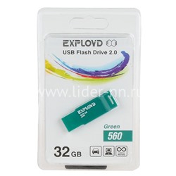 USB Flash 32GB Exployd (560) зеленый