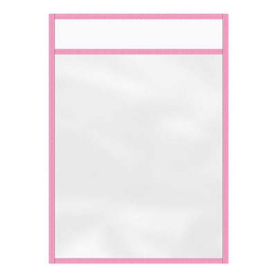 Папка "пиши-стирай" пласт А4, розовая