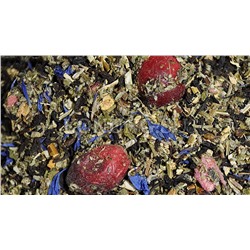 Vitality - Gelidus ("Ледяной") - ароматный летний чай - смесь индийсккого ассама с имбирем и мятой, кусочками клюквы и цедрой лимона.