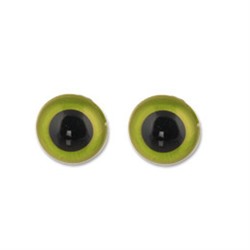 CRP- 12 Глаза кристальные пришивные d 12 мм  зеленый