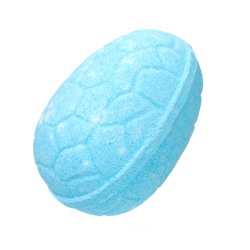 Бомбочка для ванны "Яйцо дракона" голубая, с игрушкой, 140 г