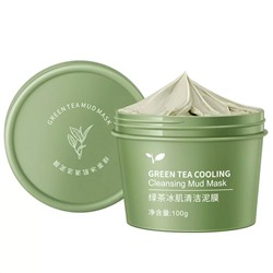 Увлажняющая и очищающая маска для кожи лица с экстрактом зеленого чая, 100ml