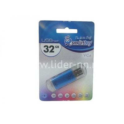 USB Flash 32GB SmartBuy V-Cut синий