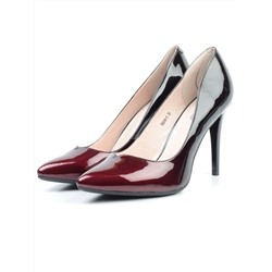 DBH06-5 RED/BLACK Туфли женские (натуральная кожа) размер 39
