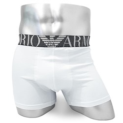 Мужские боксеры Armani белые с широкой резинкой AR08